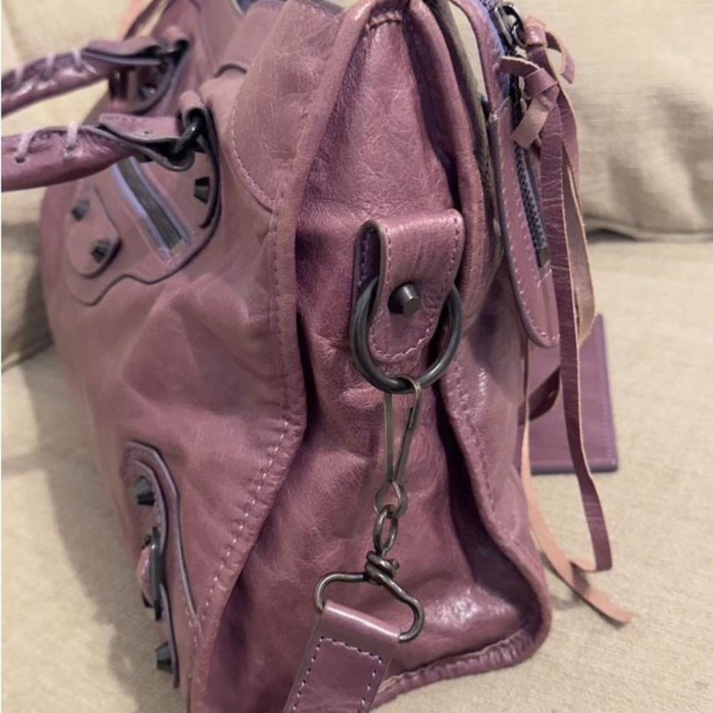 Purple RARE authentic Balenciaga city bag - Picture 3 of 4